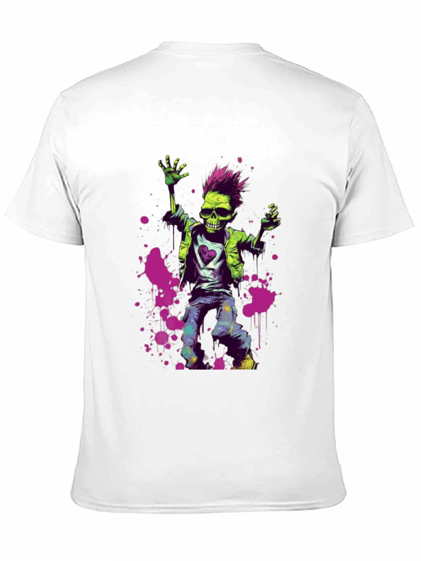 Zombie Punk T-Shirt - Unique Graphic Tee - 11