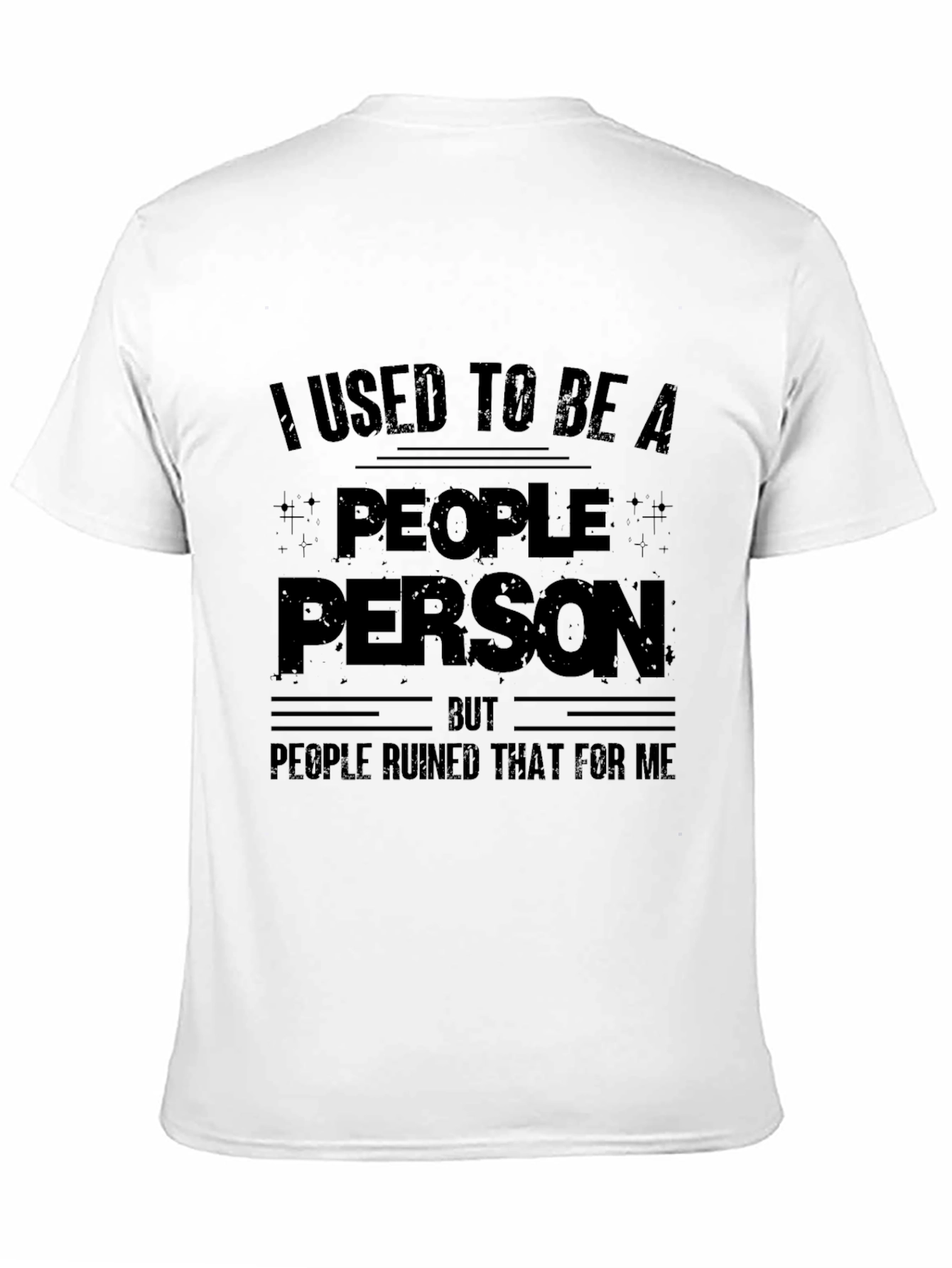 Black People Person T-Shirt - Funny Sarcastic Tee view 11