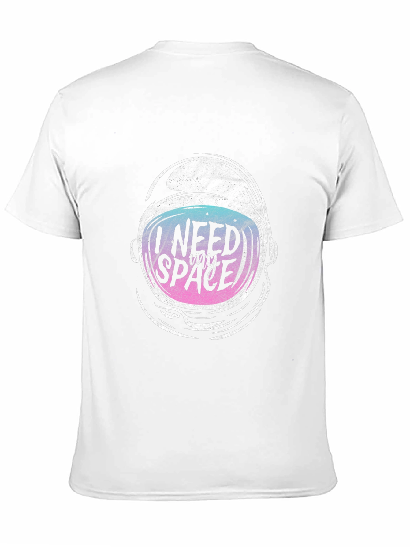 Black I Need My Space Black T-Shirt view 11