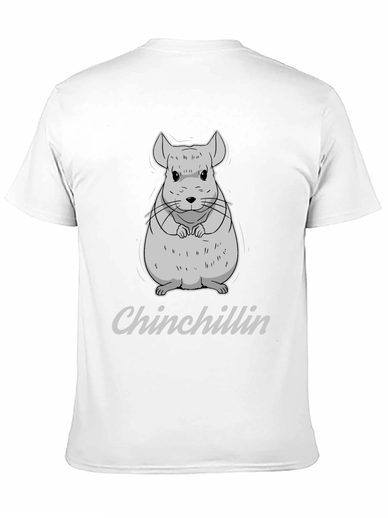 Black Chinchillin' Black Cotton T-Shirt view 11
