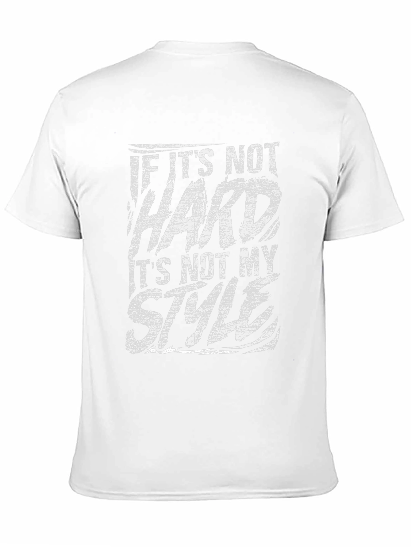Black "If It's Not Hard, It's Not My Style" Graphic Tee view 11