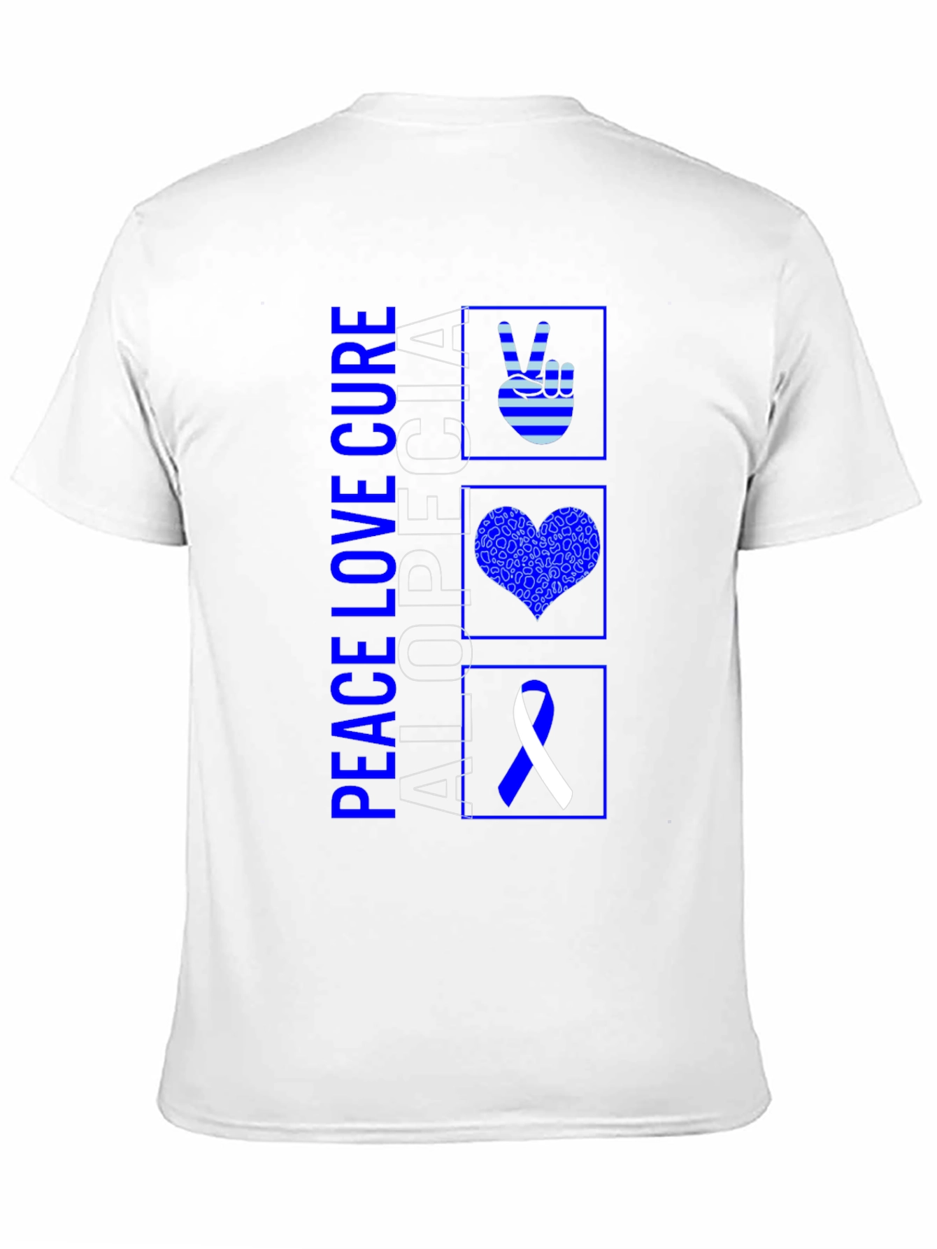 Alopecia Awareness Black Graphic Tee - 11