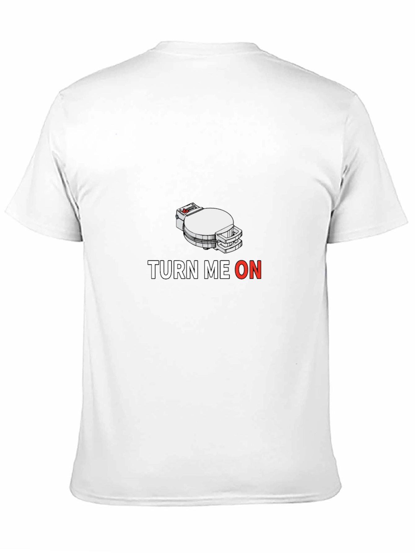 Black Turn Me On T-Shirt - Funny Science Reactor Design view 11