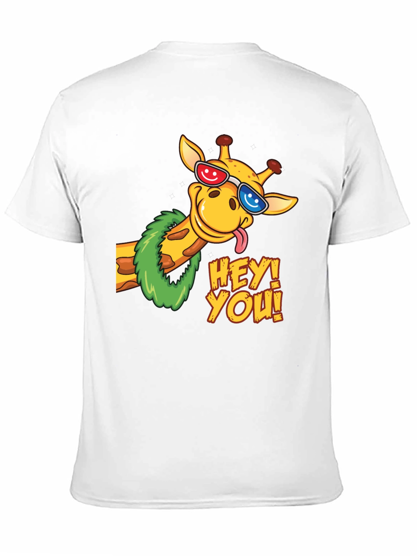 Black Fun Giraffe Graphic Tee - Hey You! view 11