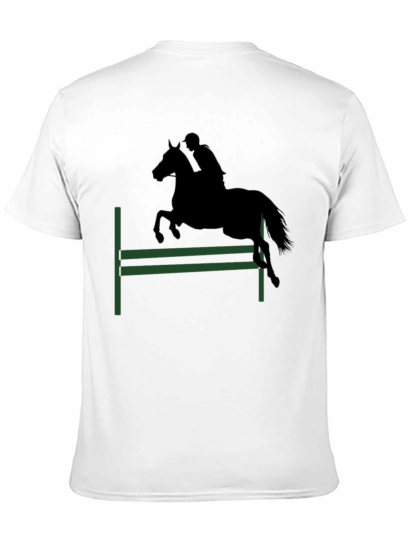 Equestrian T-Shirt: Horse Jumping Design - 11