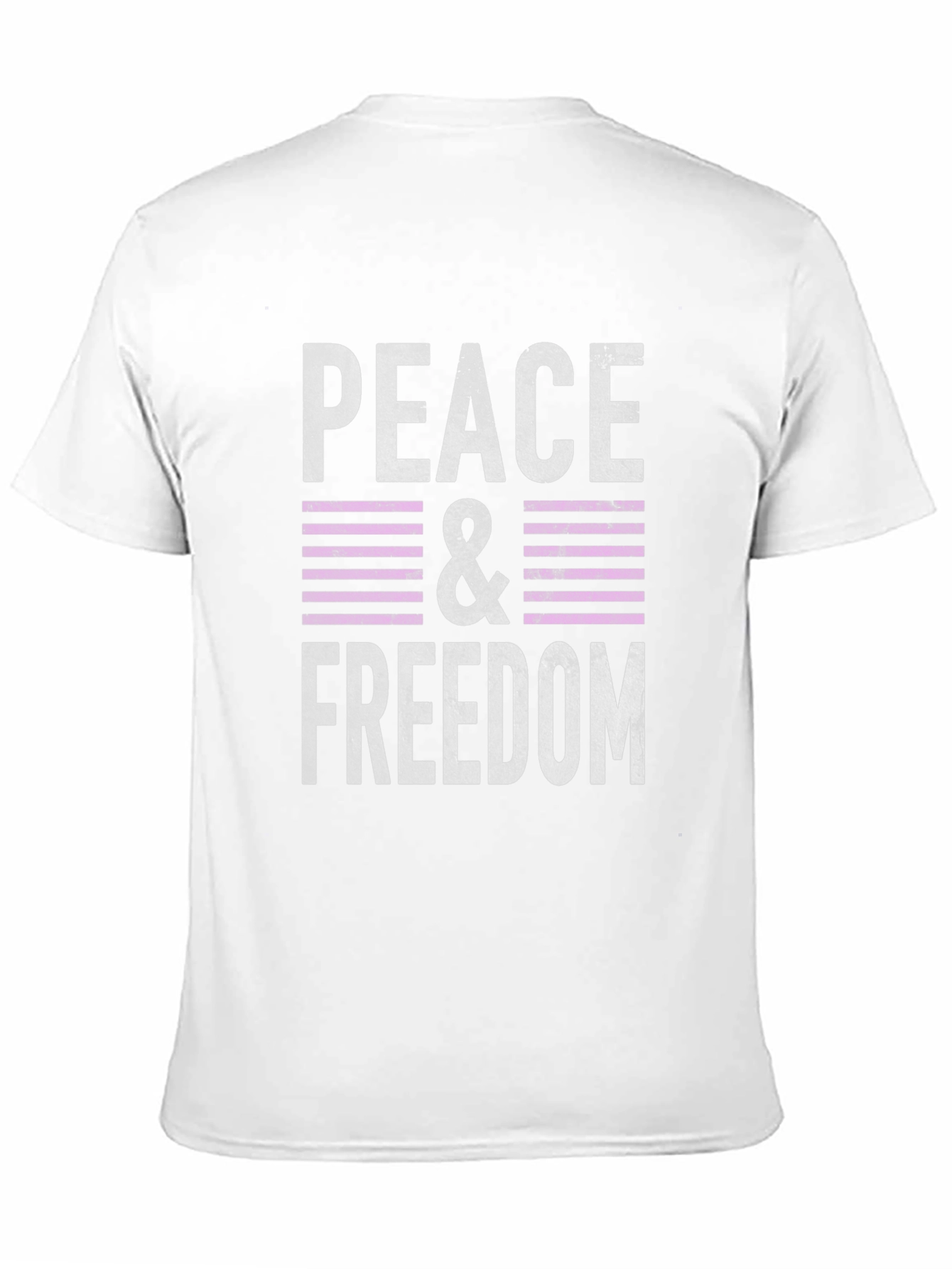 Black Peace & Freedom Graphic T-Shirt - Relaxed Fit view 11