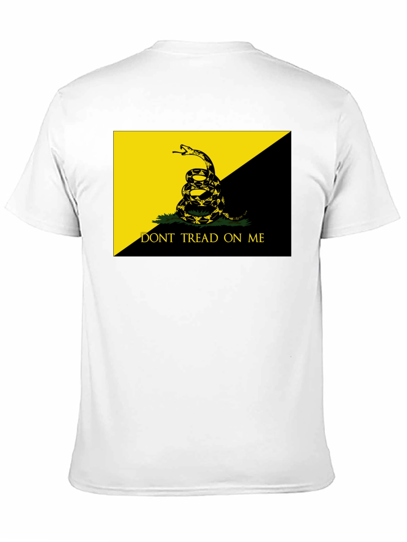 Black Don't Tread On Me Black T-Shirt view 11