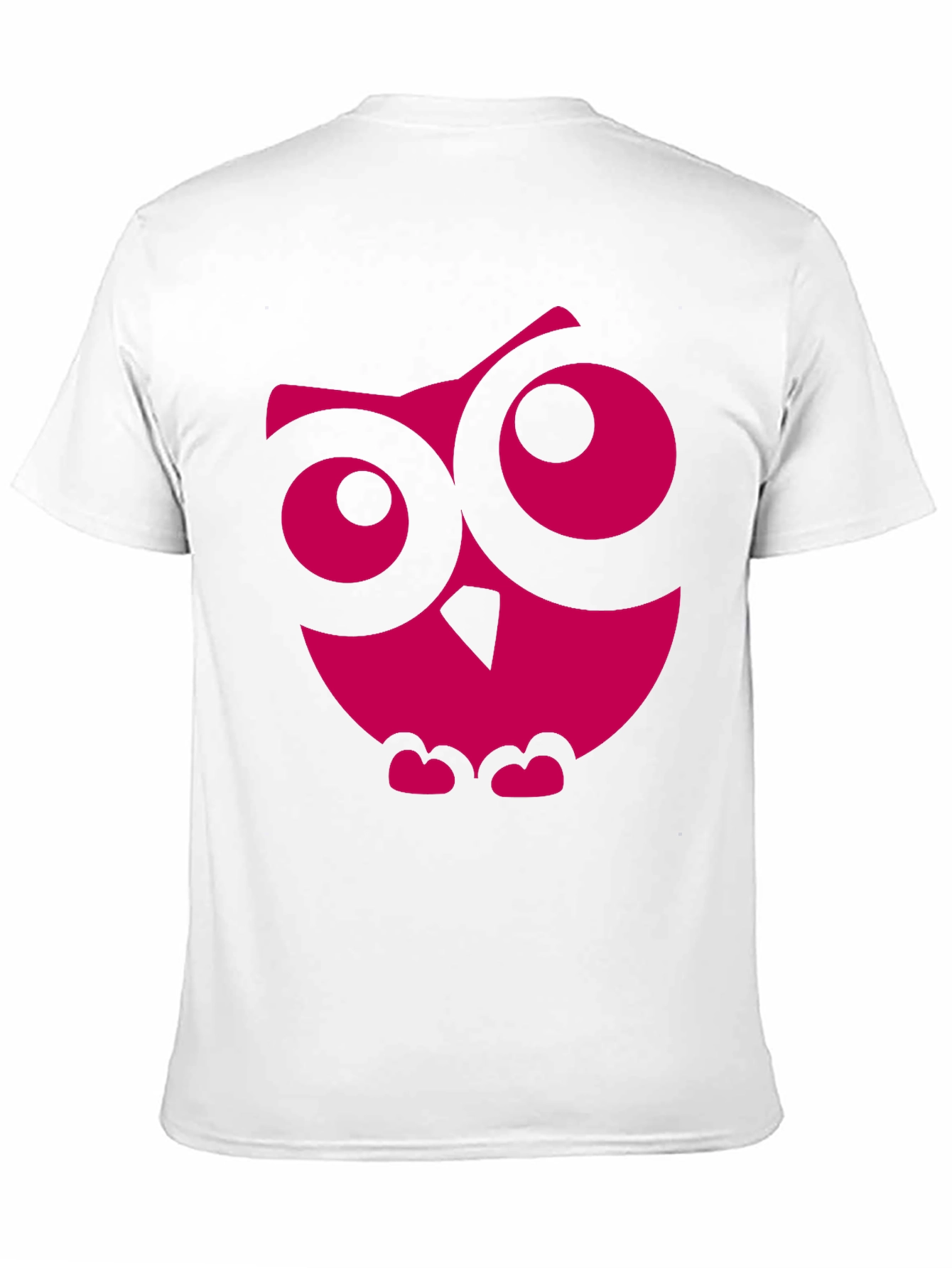 Black Cool Owl Graphic Print Black T-Shirt view 11