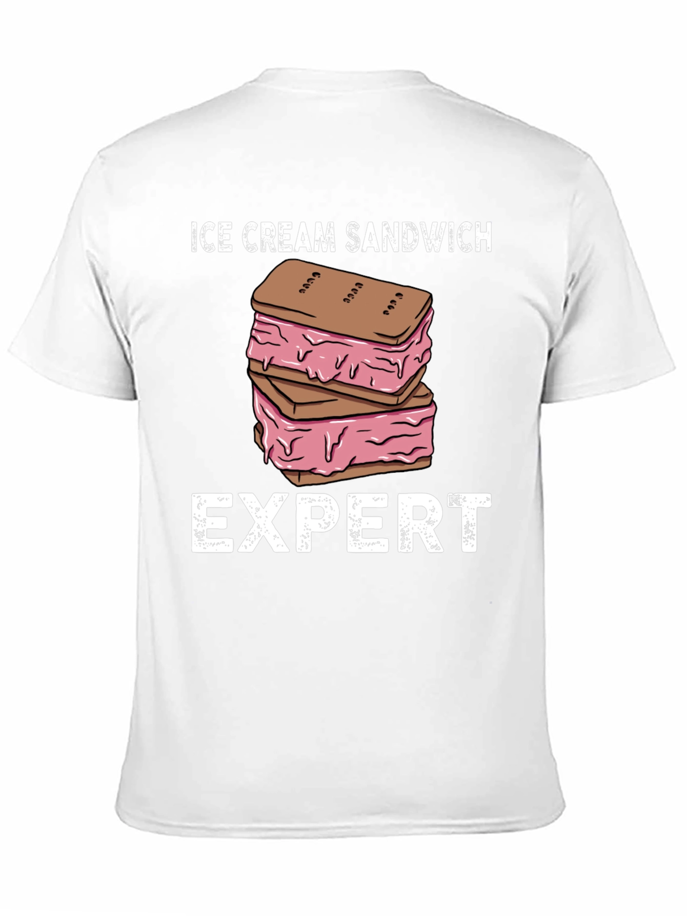 Black Ice Cream Sandwich Expert Graphic T-Shirt view 11