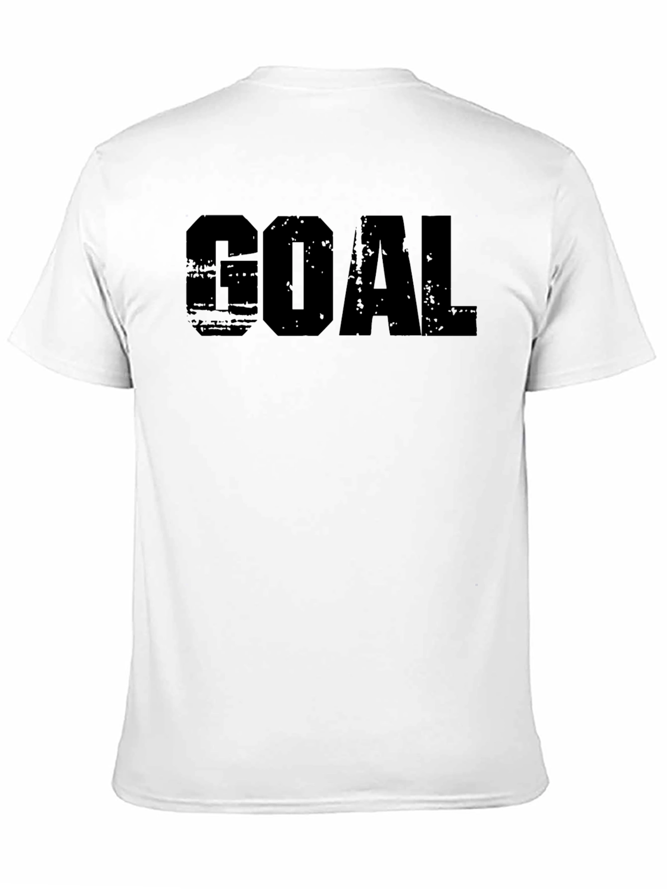 Black Men's GOAL Black Graphic T-Shirt view 11