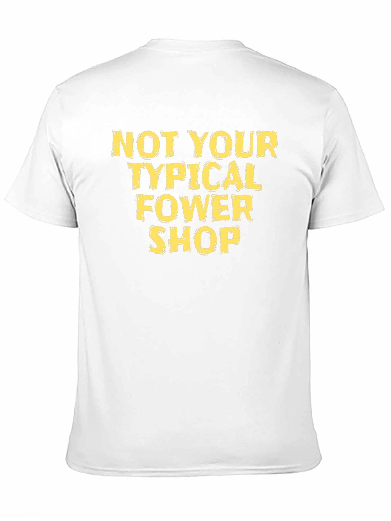 Black Not Your Typical Flower Shop Black T-Shirt view 11