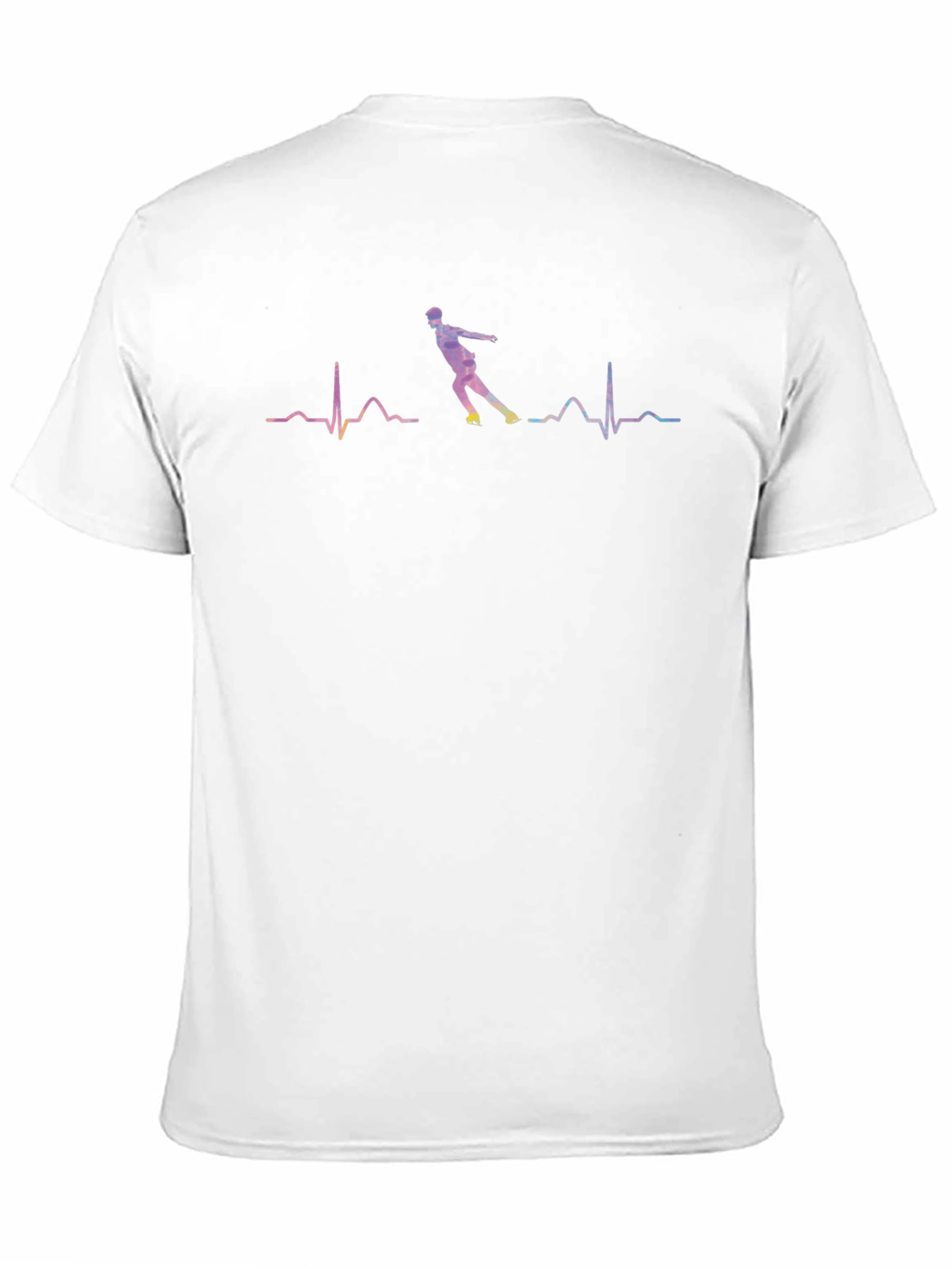 Black Skating Heartbeat Tee - Stylish Comfort view 11