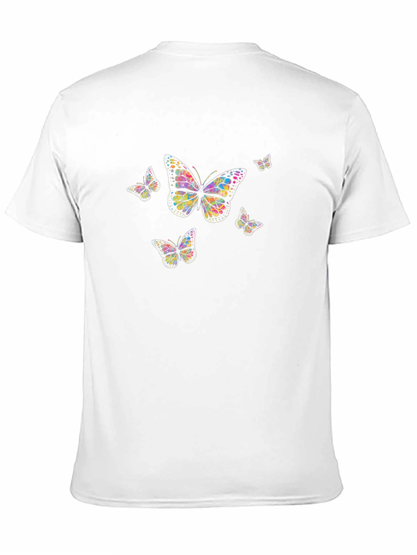 Black Butterfly Graphic Black T-Shirt view 11