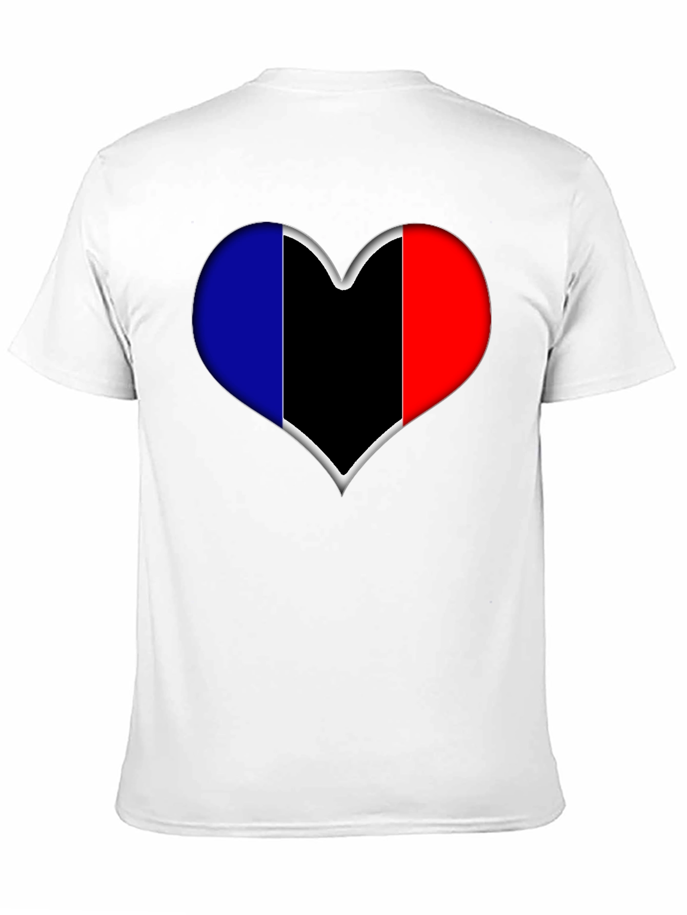 Black Heart Flag Graphic Tee - Stylish Black T-Shirt view 11