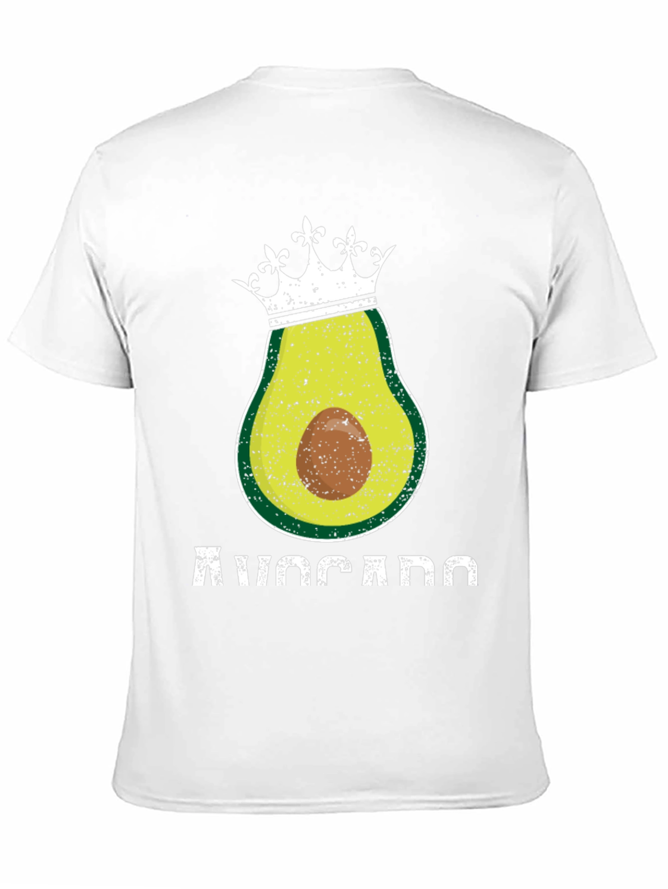 Black Avocado King T-Shirt - Funny Foodie Tee view 11