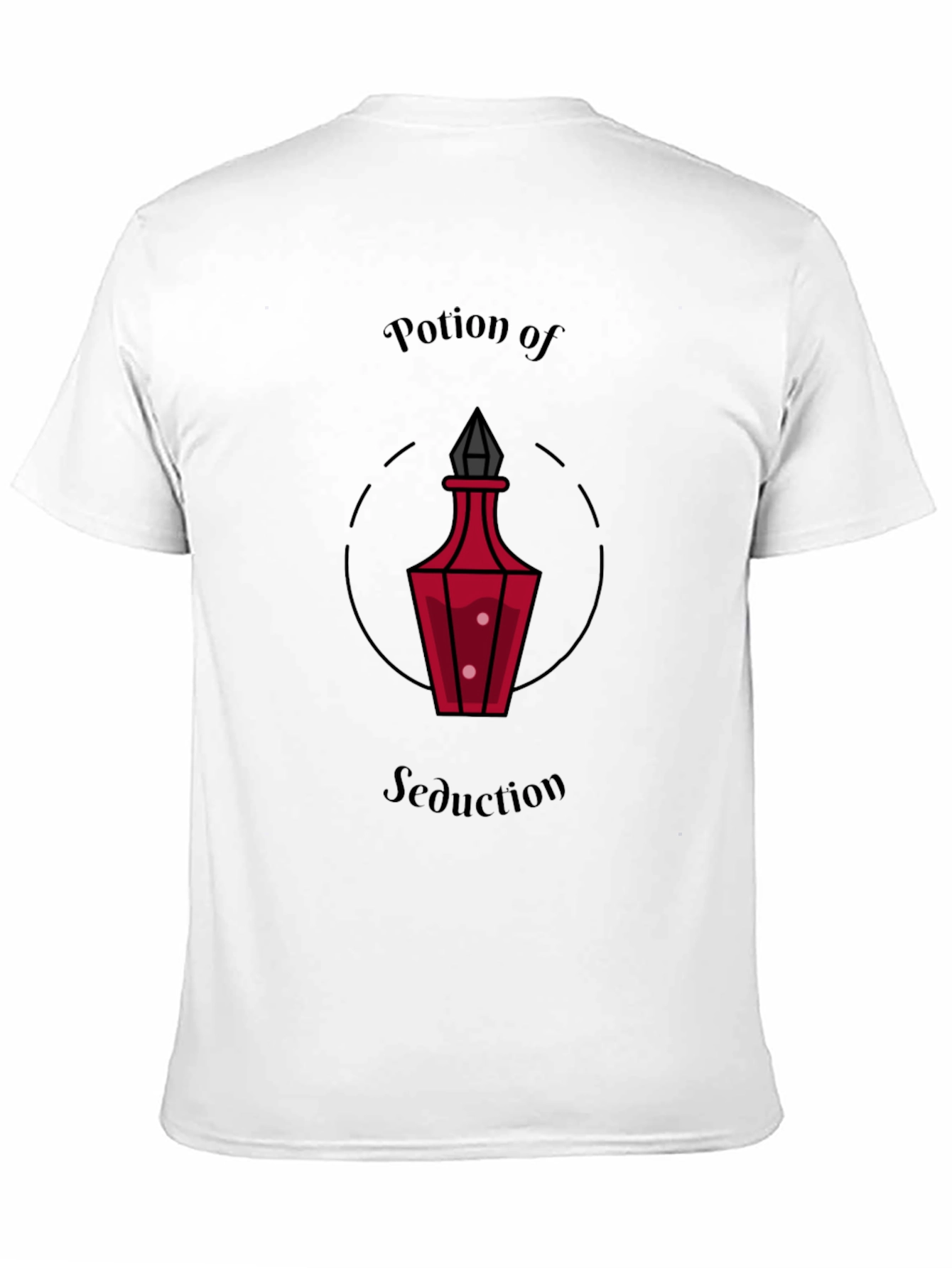 Black Potion of Seduction Graphic Tee view 11