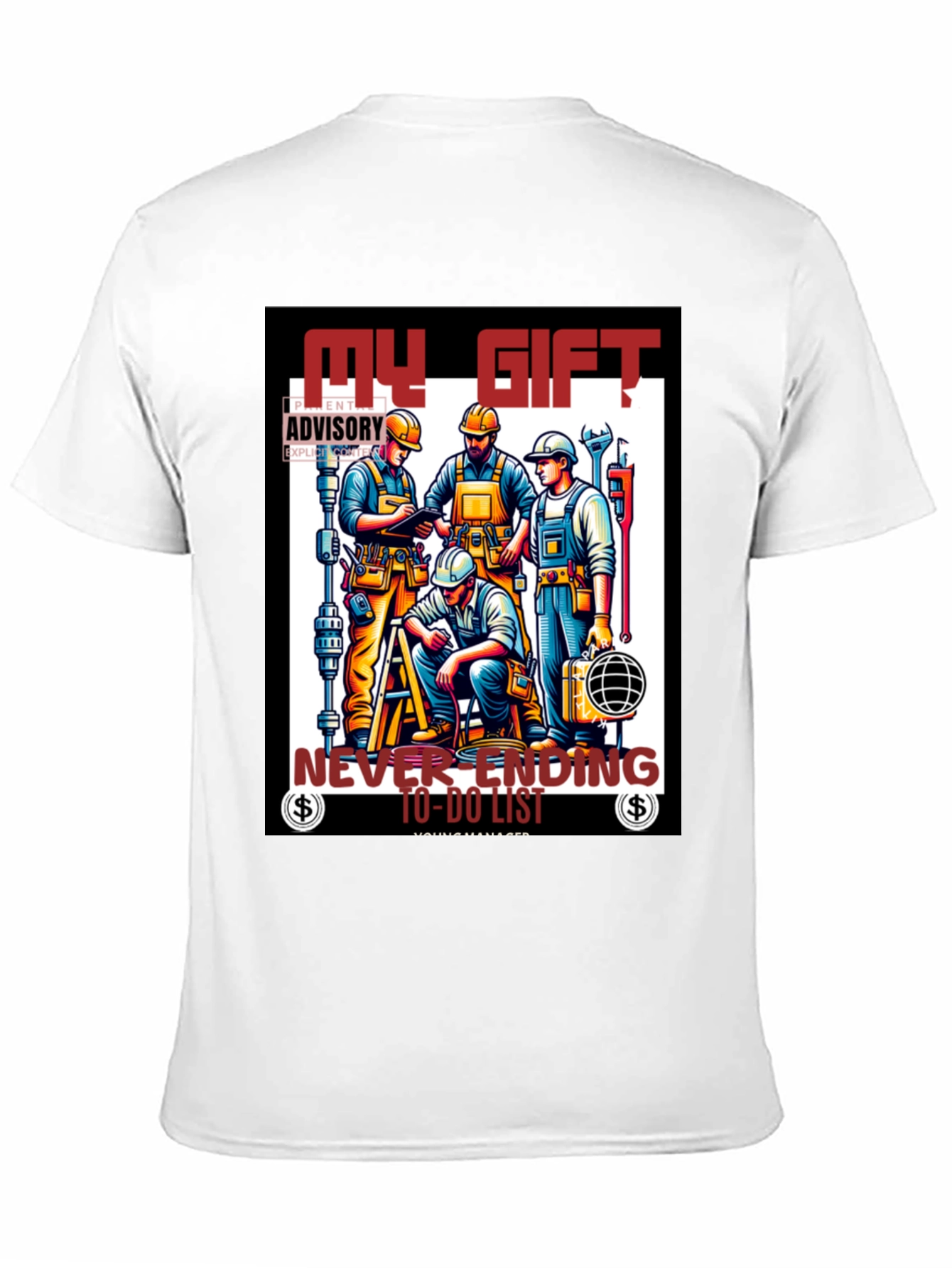 Black My Gift: Never Ending To-Do List Graphic Tee view 11