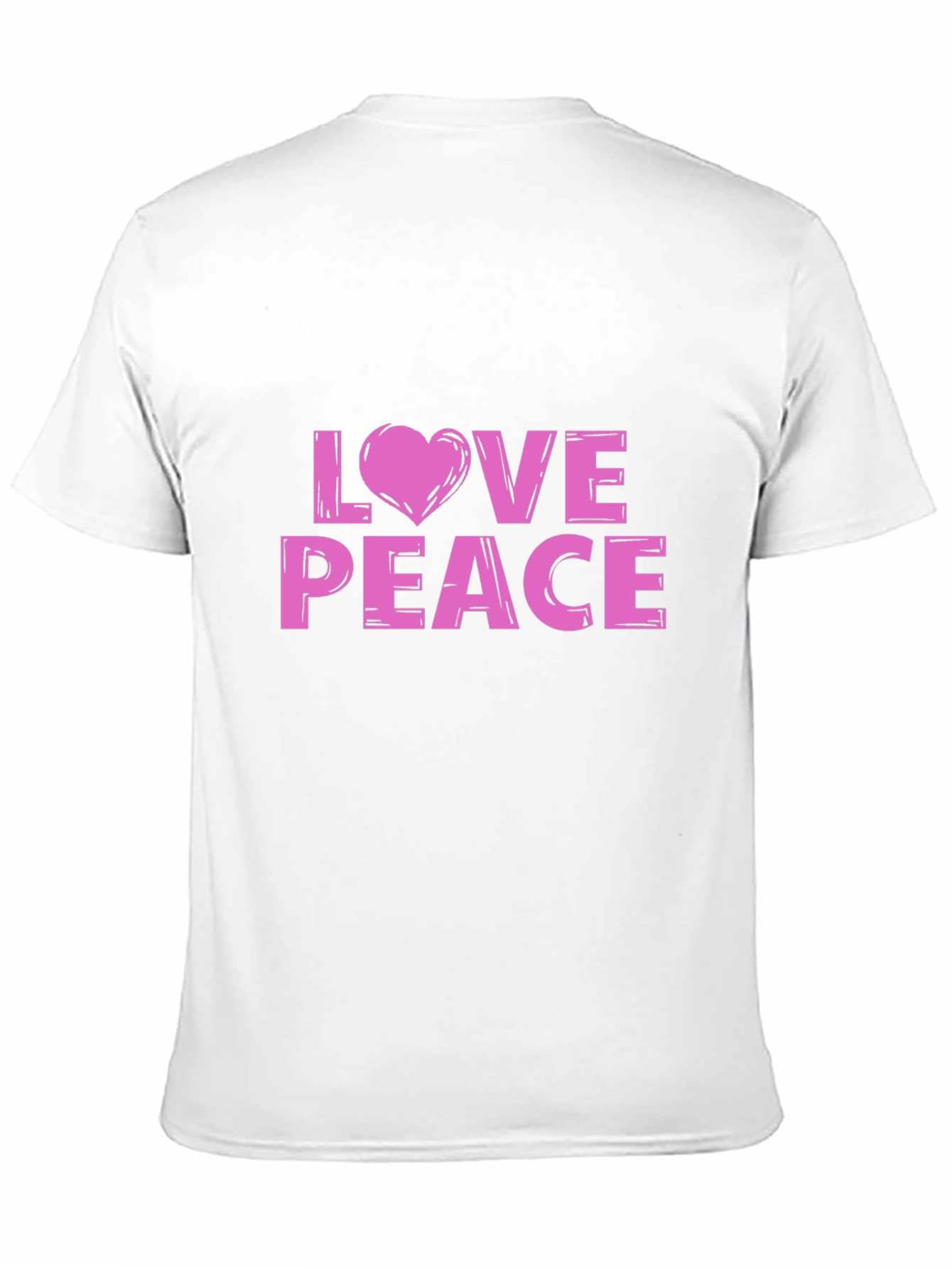 Black Love & Peace Black Graphic Tee view 11