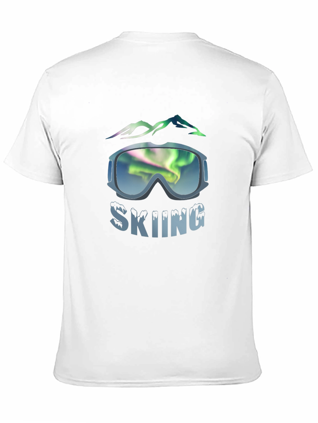 Black Skiing Graphic Tee - Mountain Adventure view 11