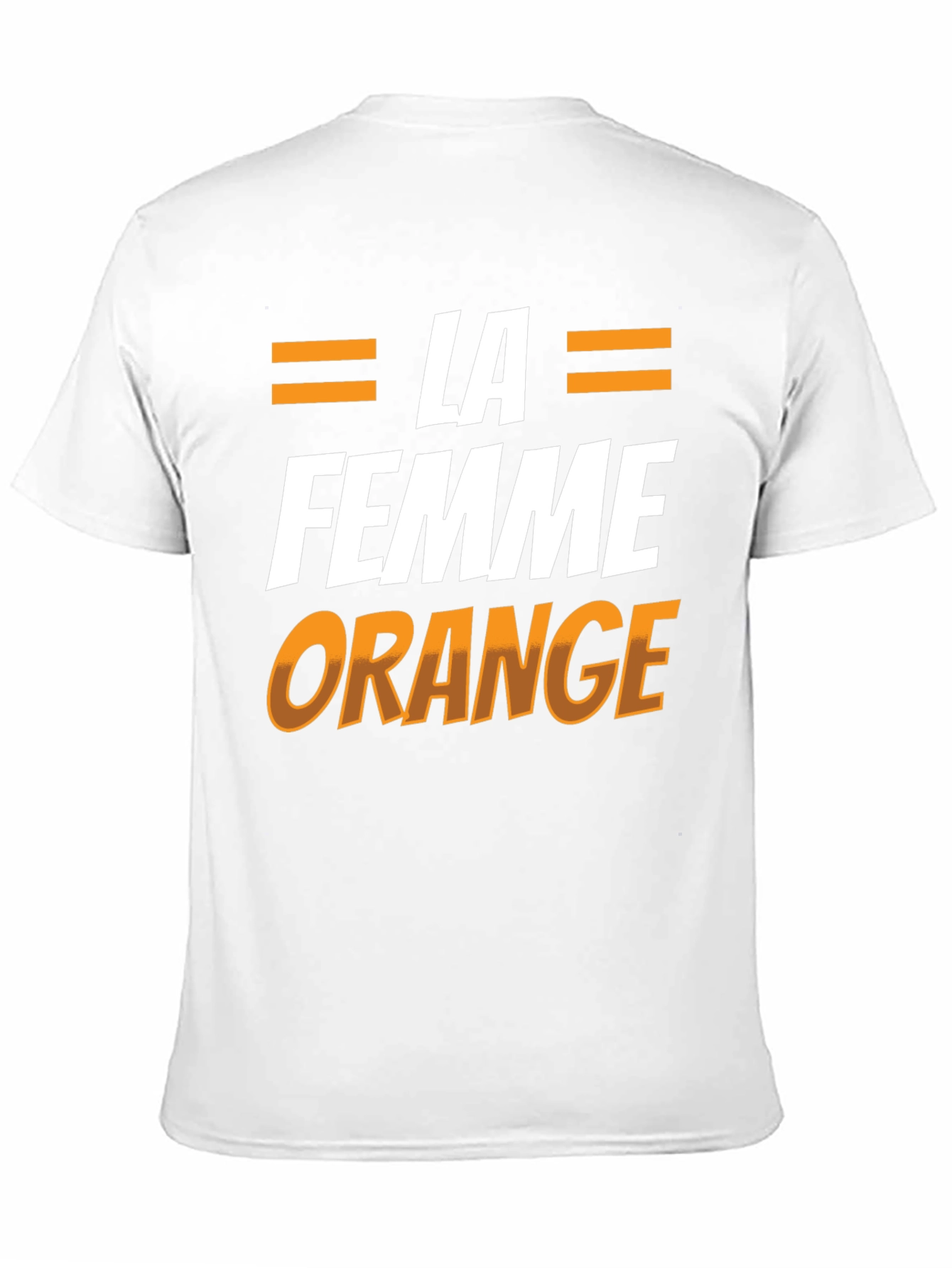 Black La Femme Orange Graphic Tee view 11