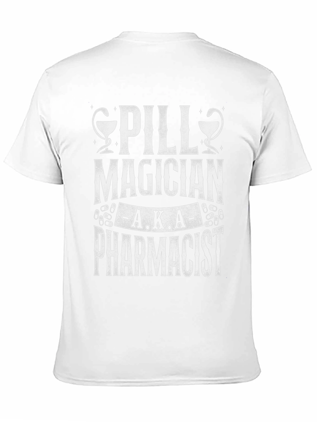 Black Pill Magician Pharmacist Graphic T-Shirt view 11