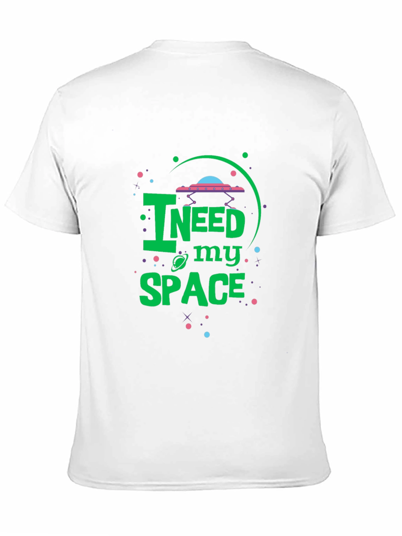 Black I Need My Space Graphic Tee view 11