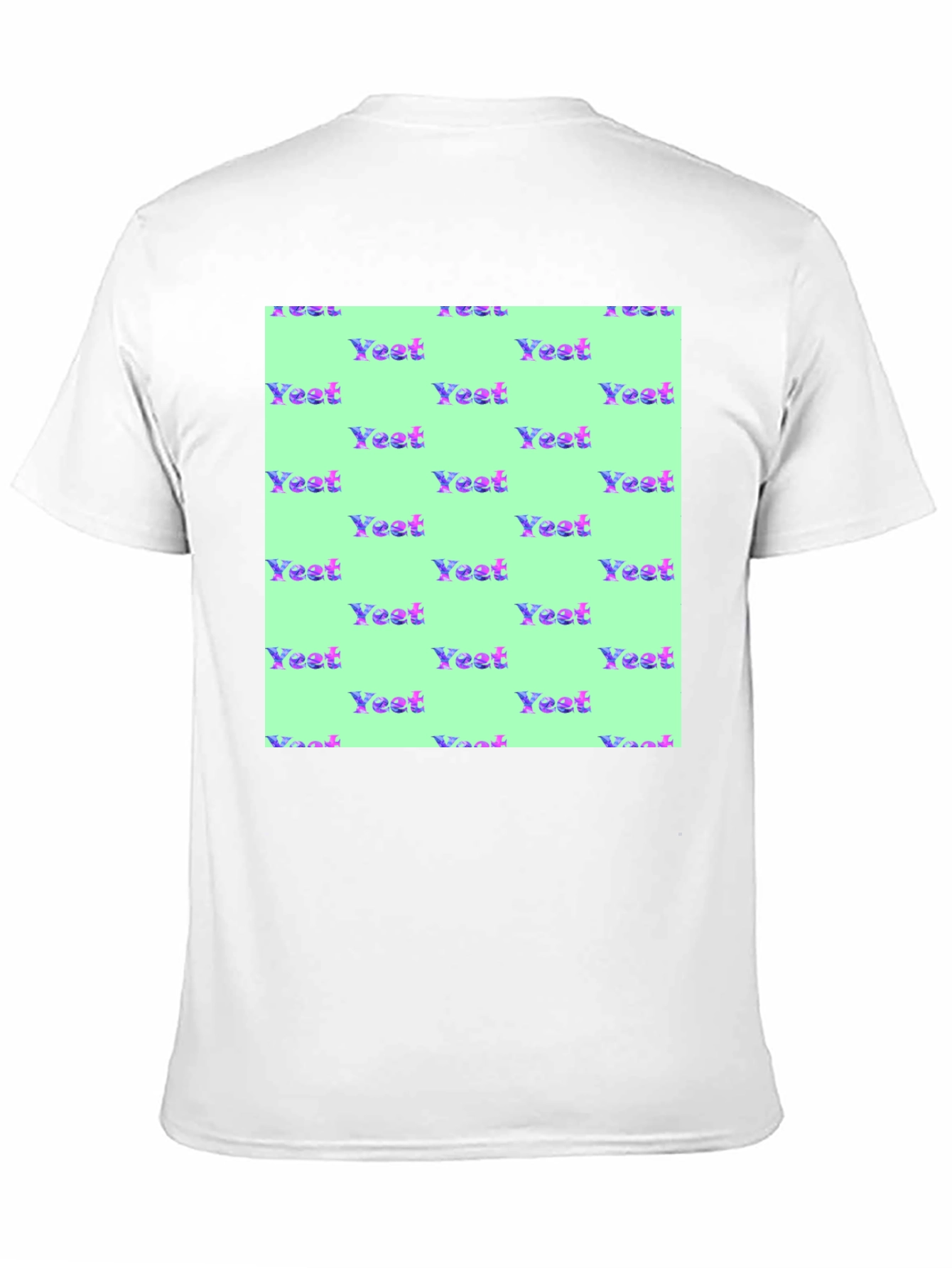 Black Yeet Pattern T-Shirt - Unique Trendy Design view 11
