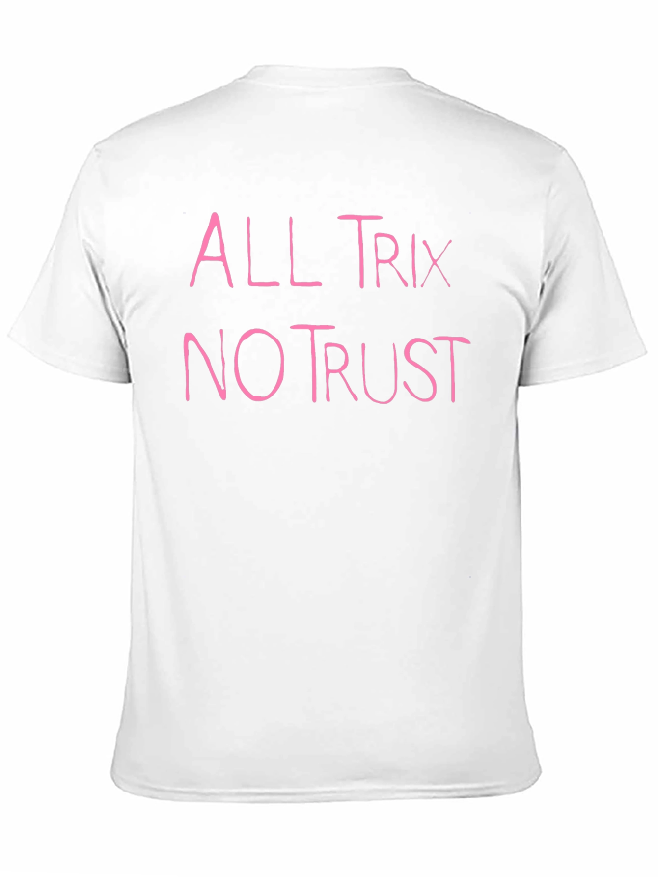 Black All Trix No Trust Black T-Shirt view 11