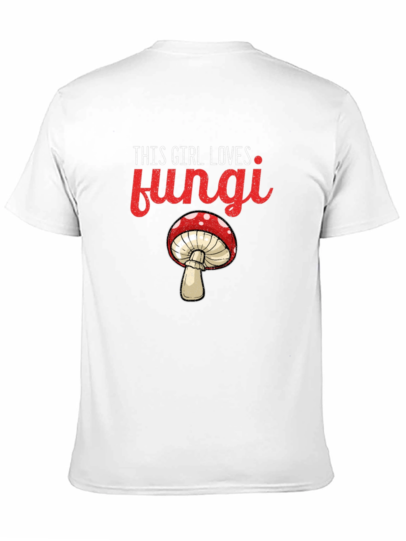 Black This Girl Loves Fungi T-Shirt - Novelty Mushroom Tee view 11