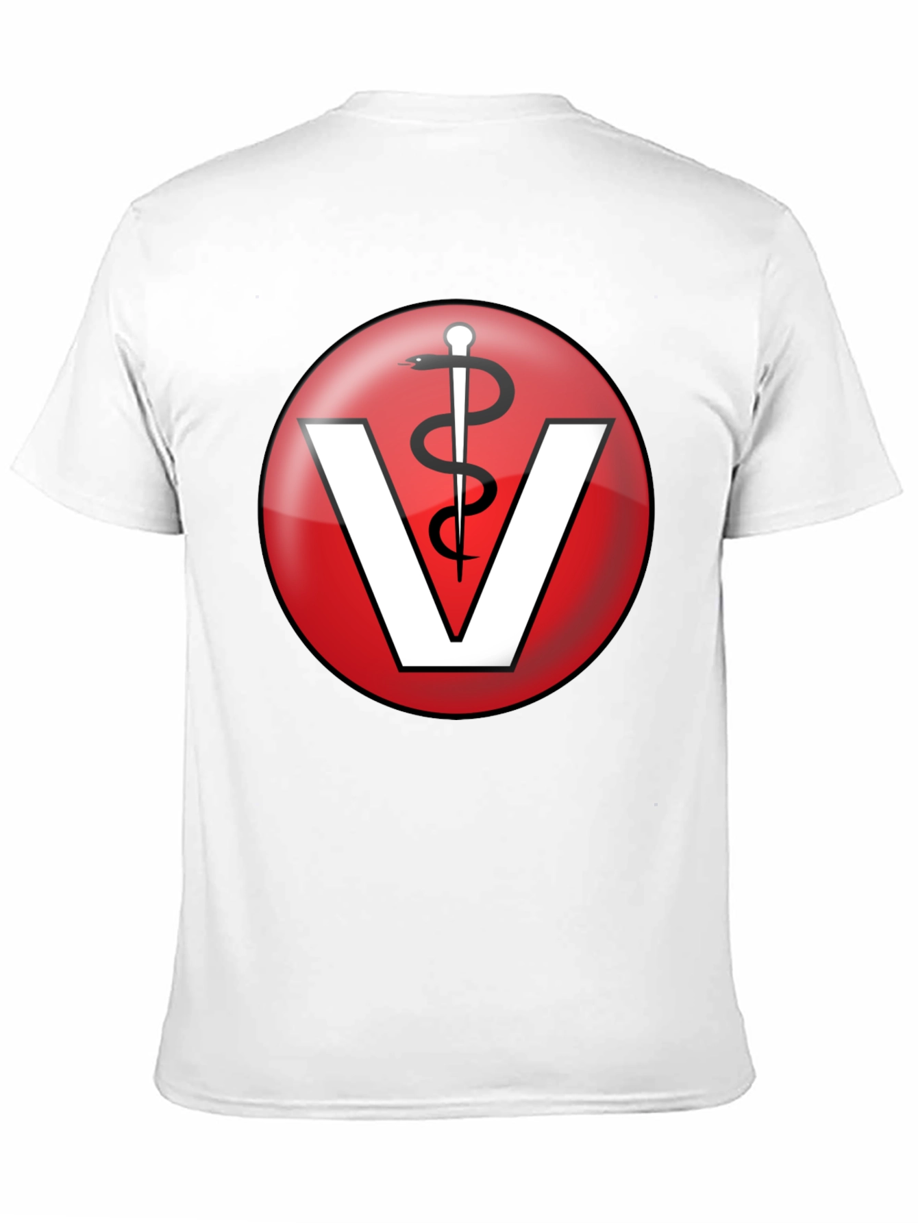 Black Veterinary Medicine T-Shirt - Caduceus Vet Tee view 11