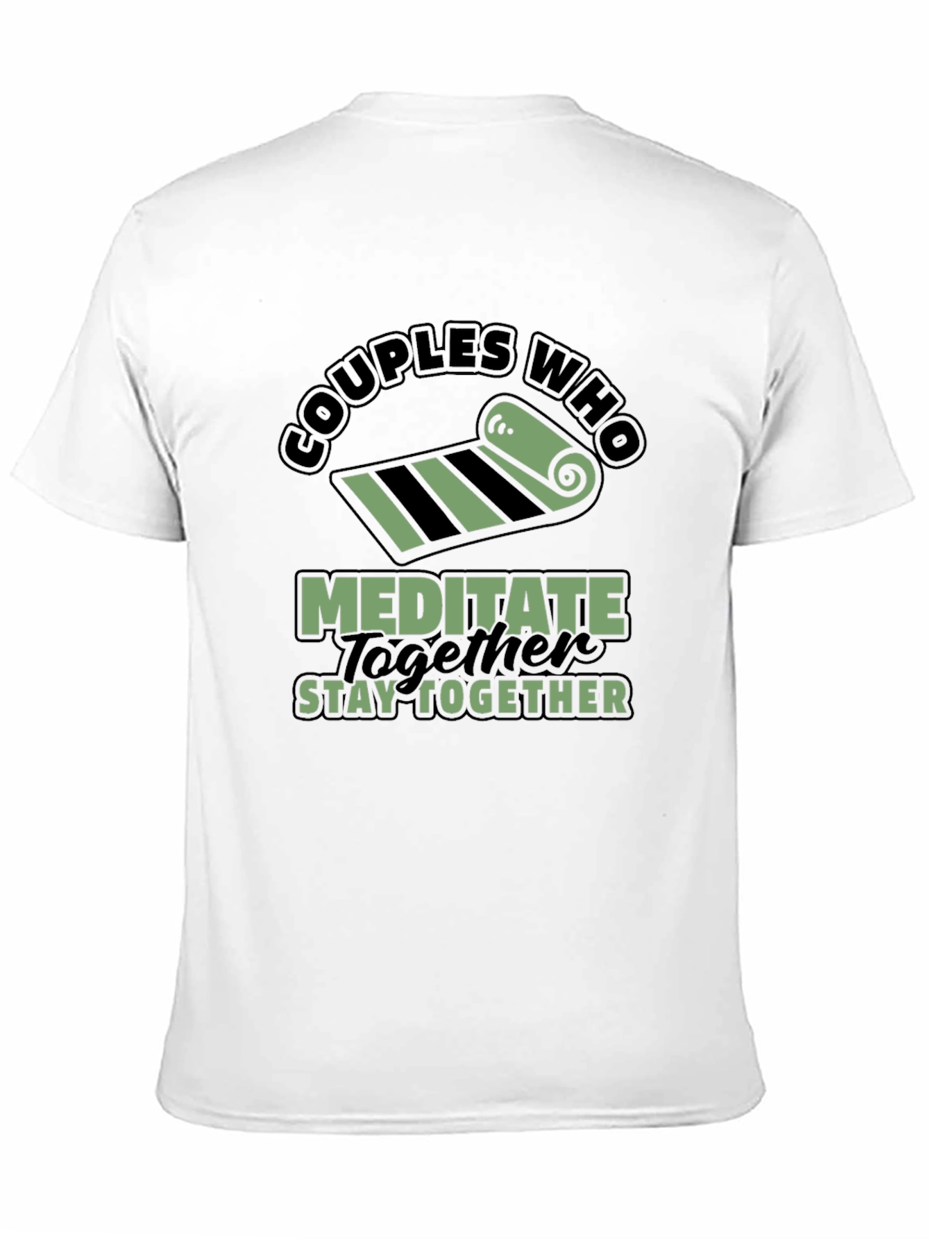 Black Couples Who Meditate Stay Together T-Shirt view 11