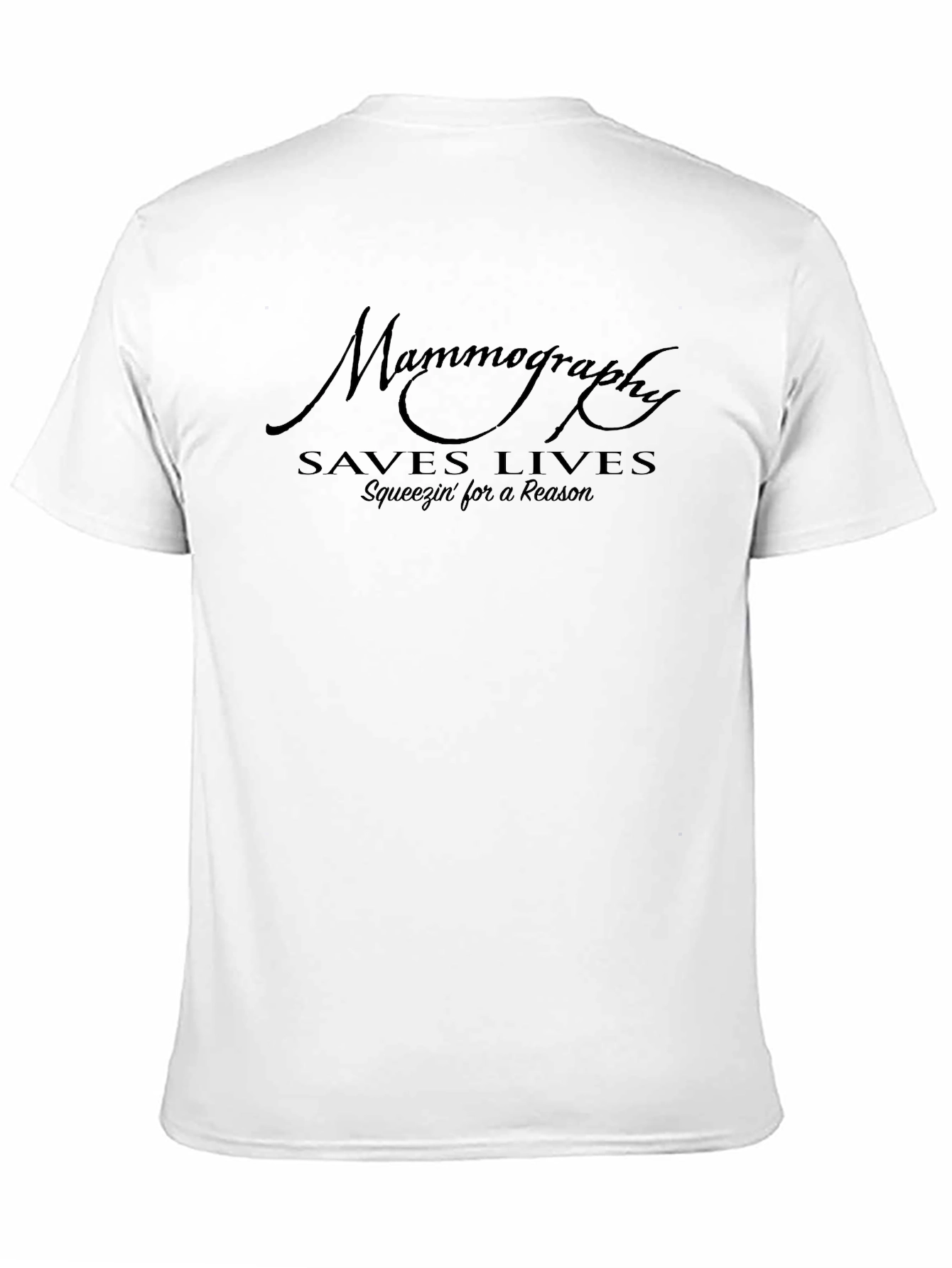 Black Mammography Saves Lives Tee - Awareness Shirt view 11