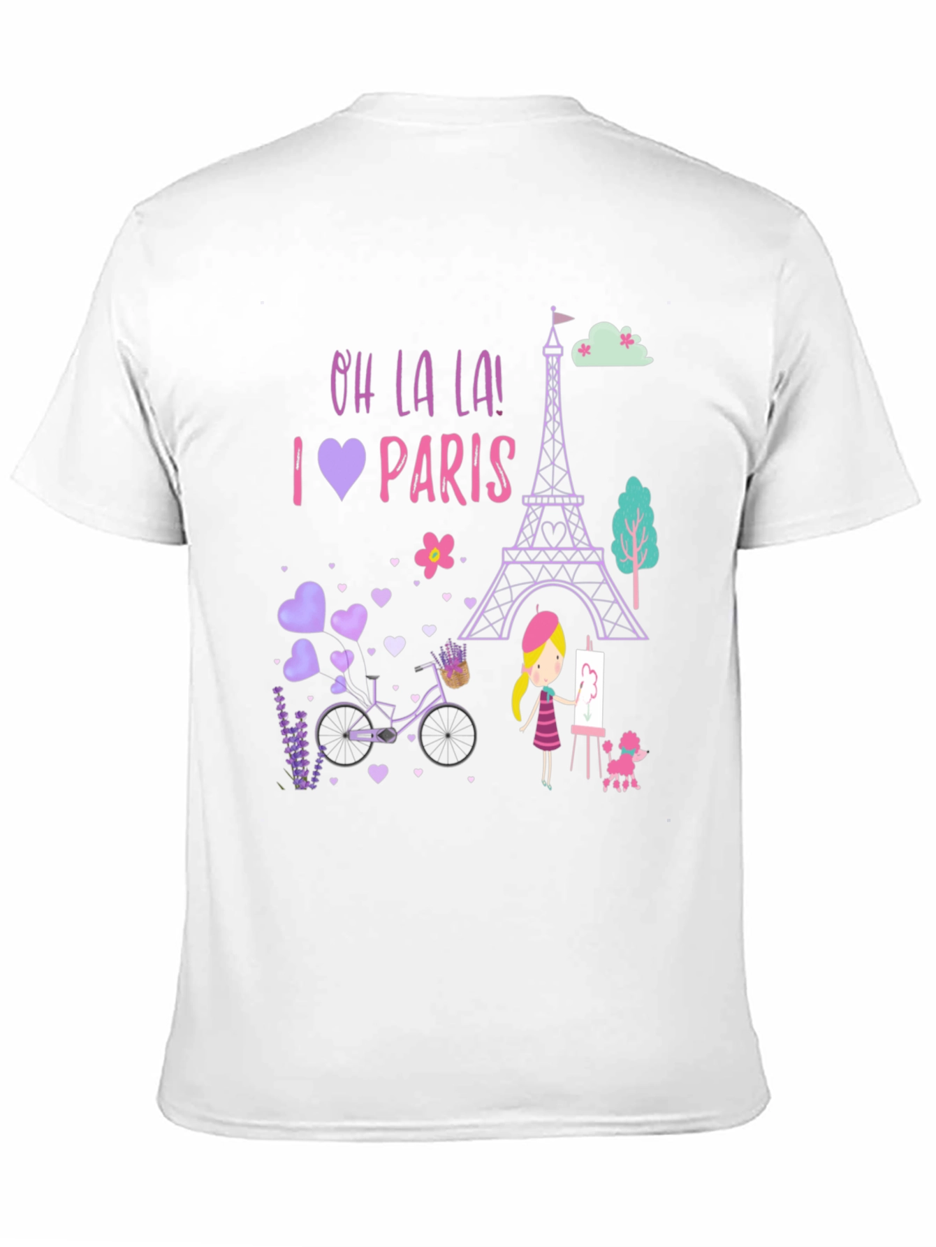 Oh La La! I Love Paris Graphic Tee - 11