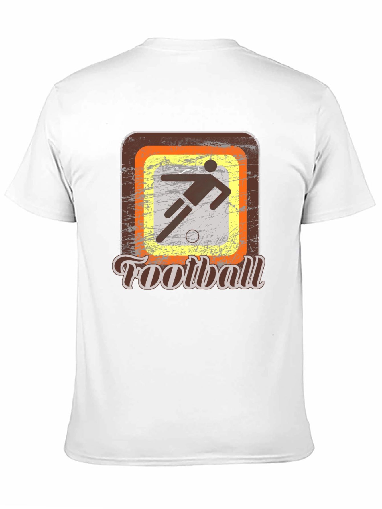 Black Retro Football Graphic Tee view 11