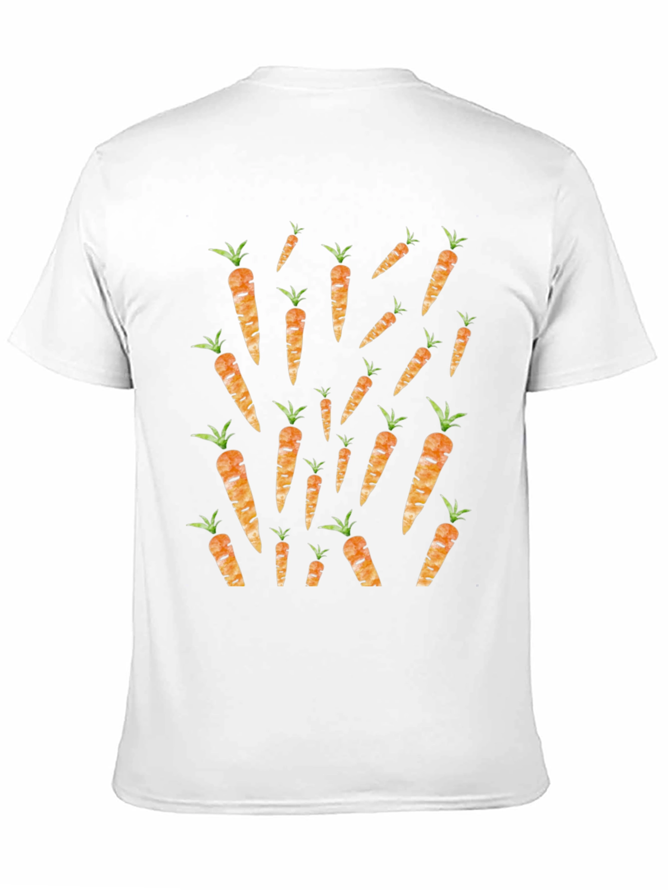 Black Carrot Pattern Graphic Tee view 11