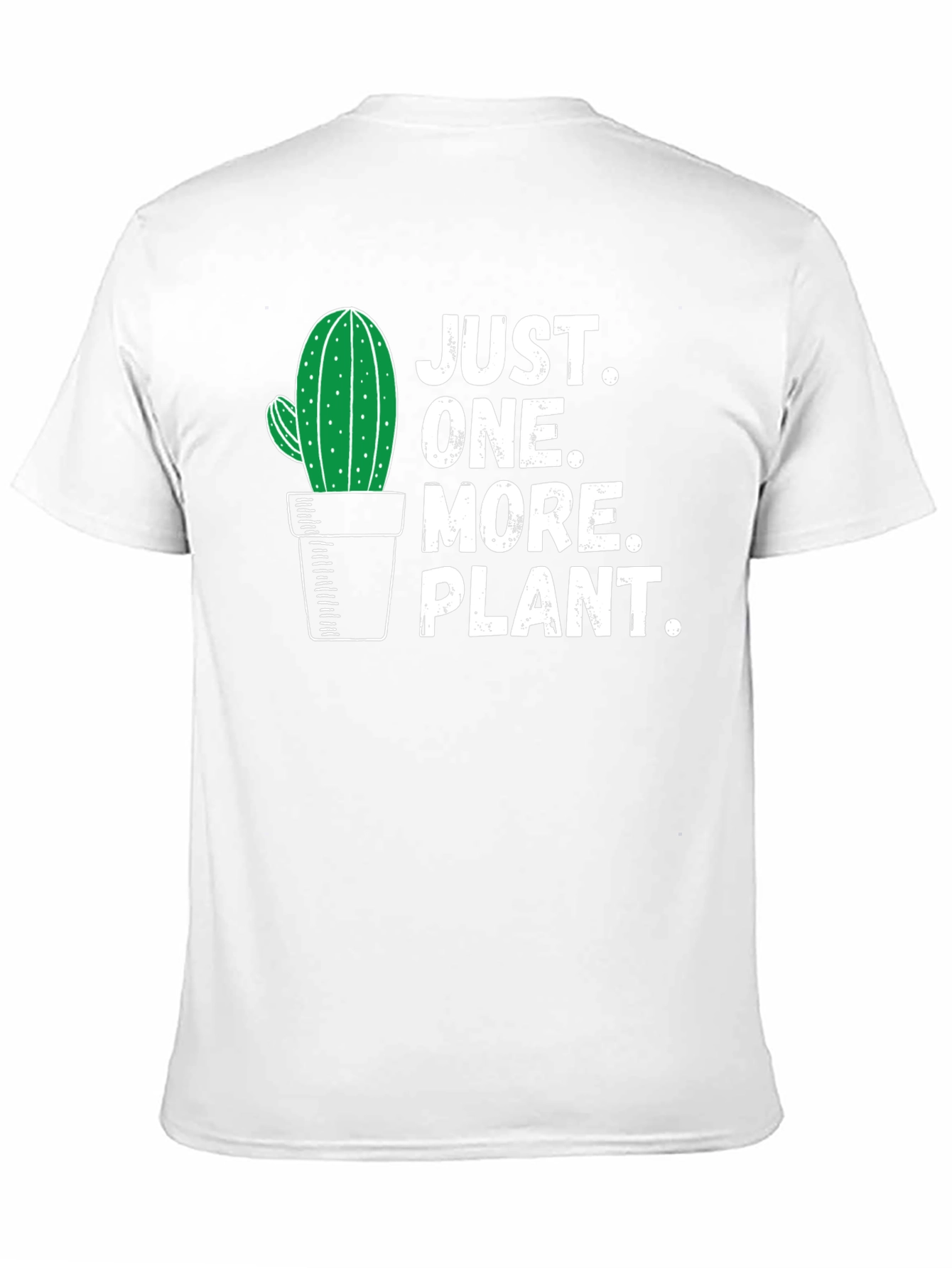 Black Just One More Plant T-Shirt - Cactus Lover Tee view 11
