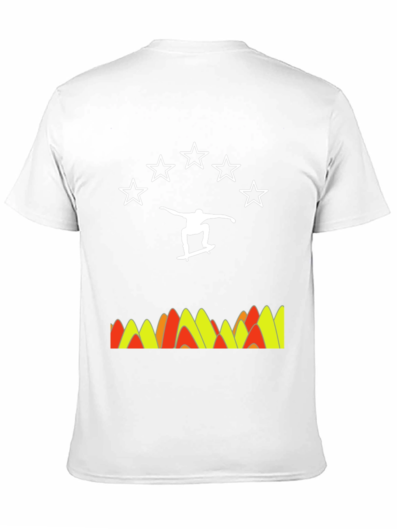 Black Skater Star Tee - Cool Graphic Print Shirt view 11