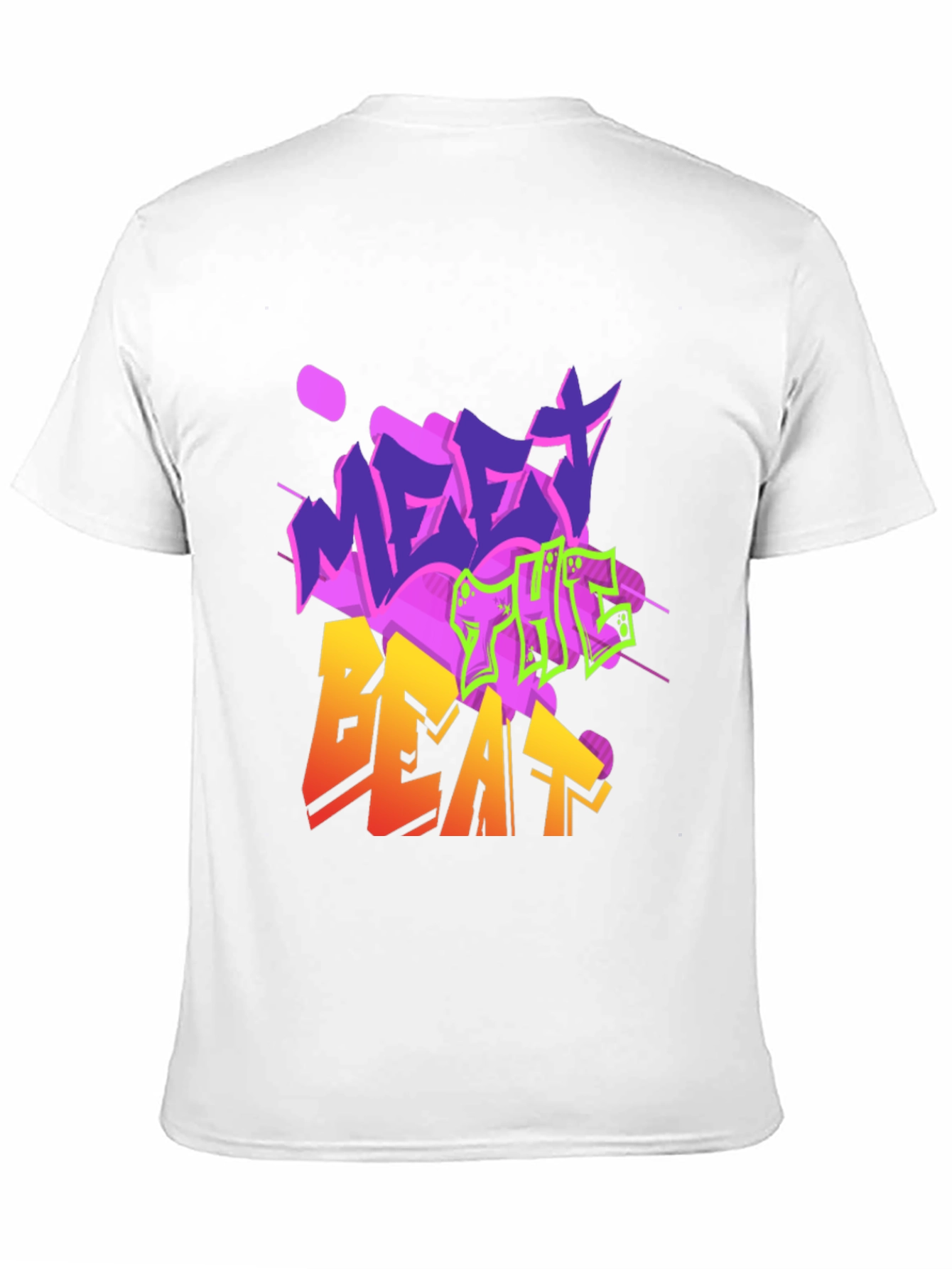 Black Meet the Beat Graphic Tee - Trendy Streetwear Style view 11