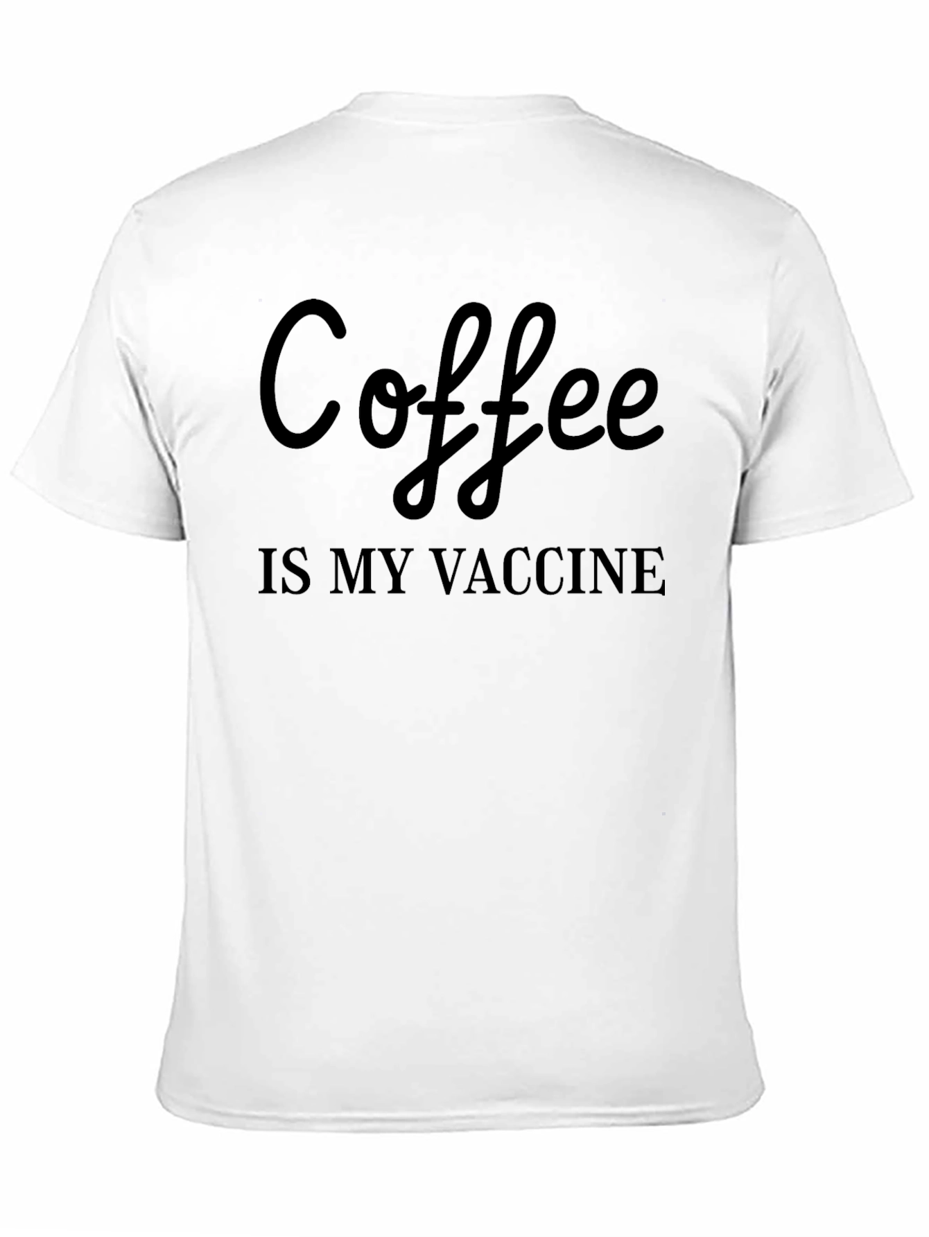 Black Coffee is My Vaccine Graphic Tee view 11