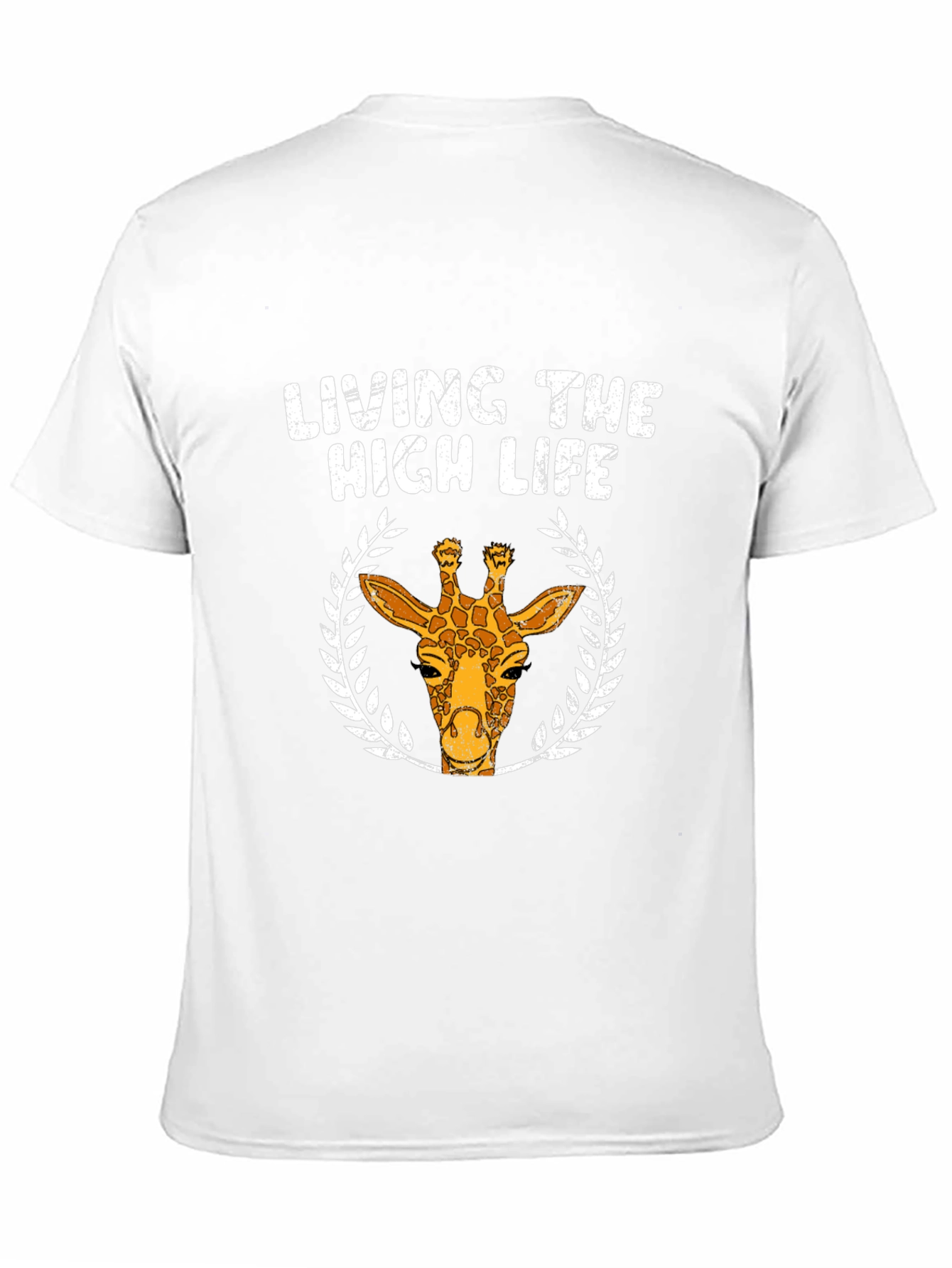 Black Living the High Life Giraffe Graphic Tee view 11