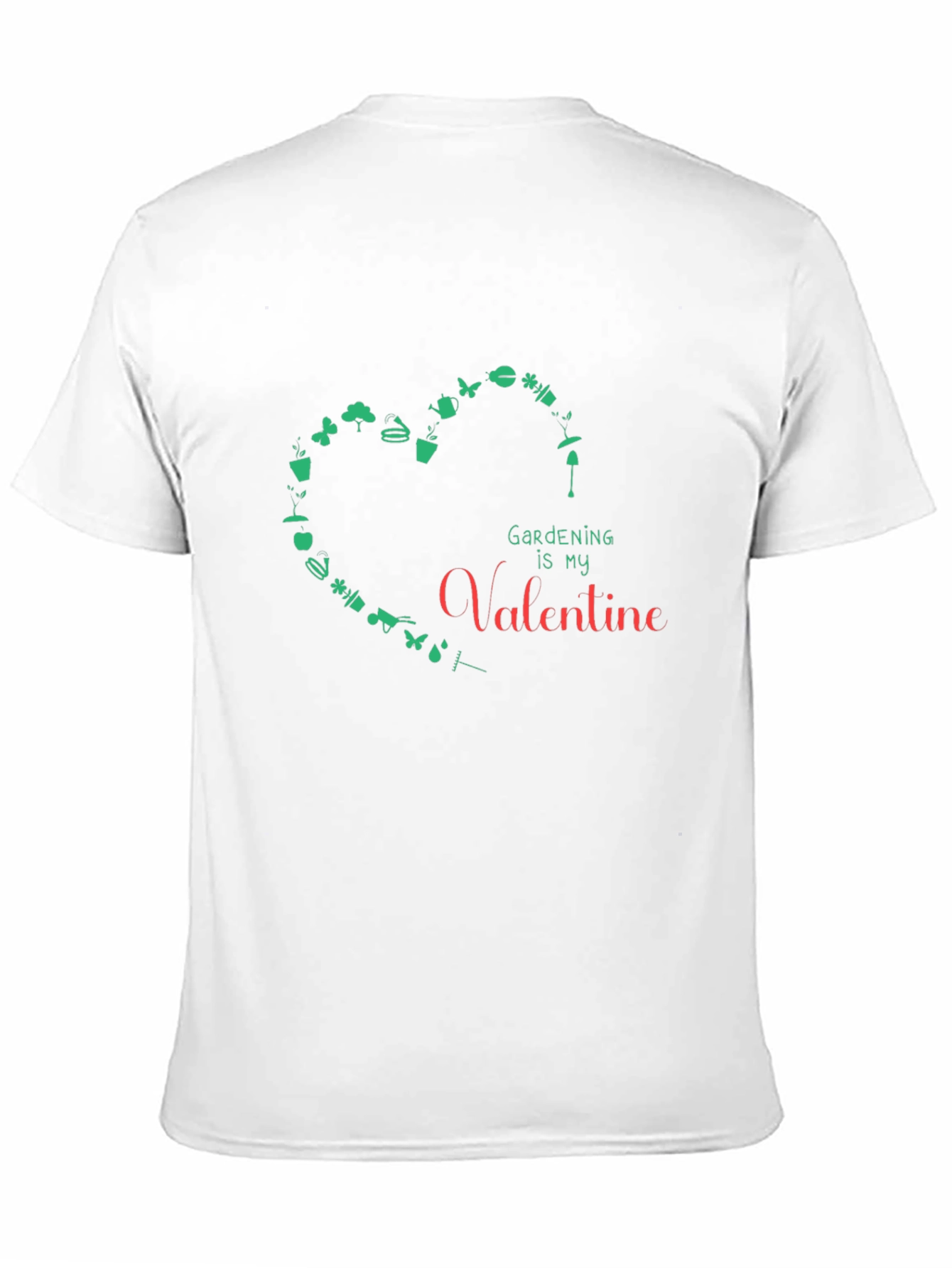 Black Gardening is My Valentine Graphic Tee view 11