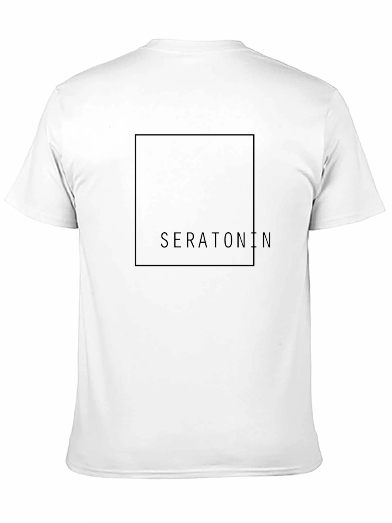 Black Serotonin Graphic Tee - Black Comfort Fit view 11