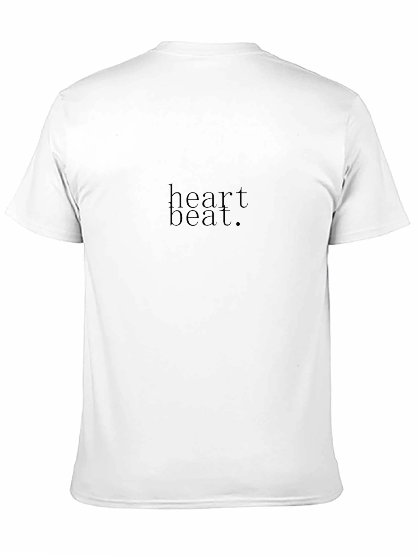 Black Heartbeat Graphic Tee - Soft Cotton Blend view 11