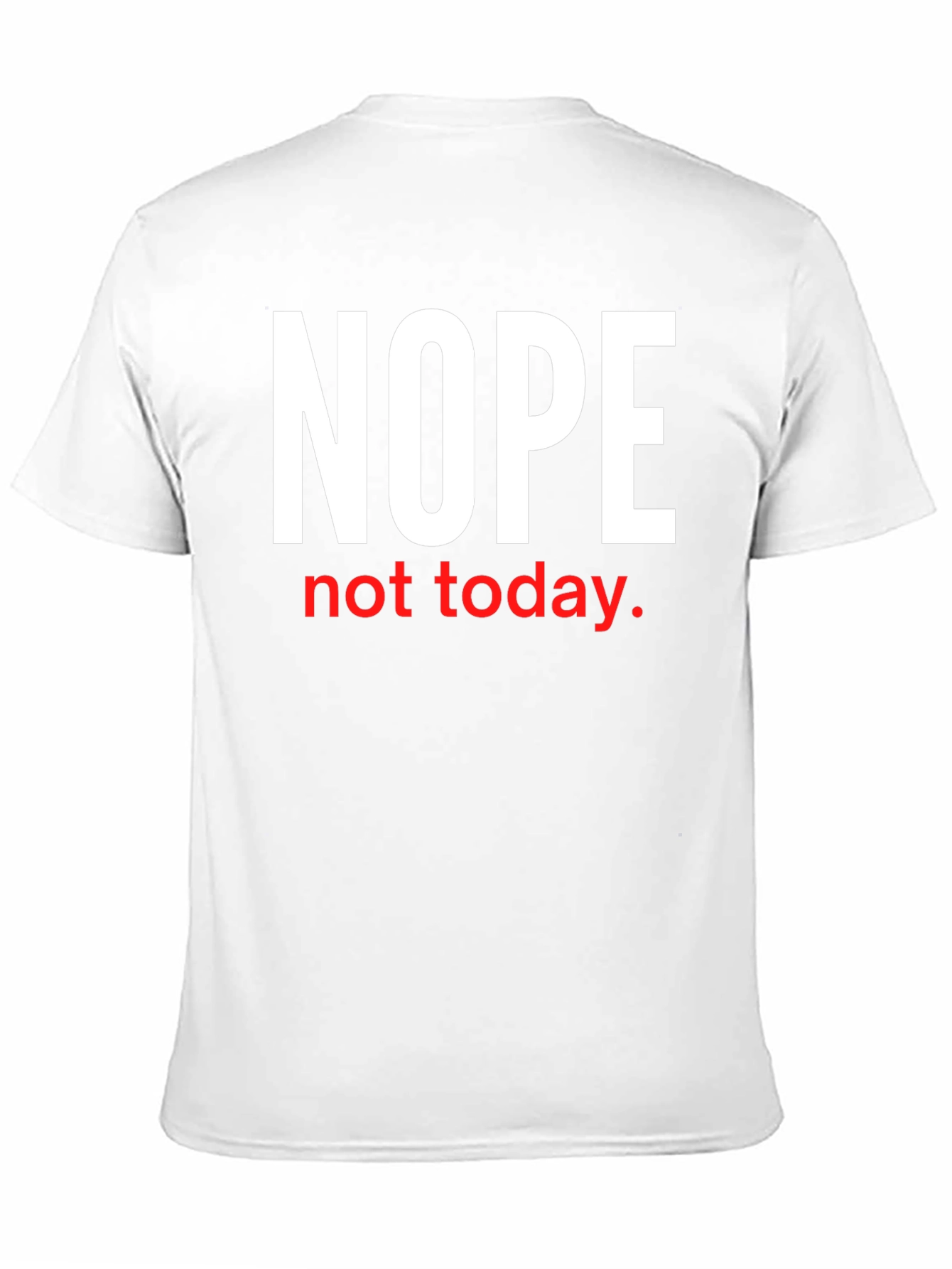 Black Nope Not Today Graphic Tee view 11