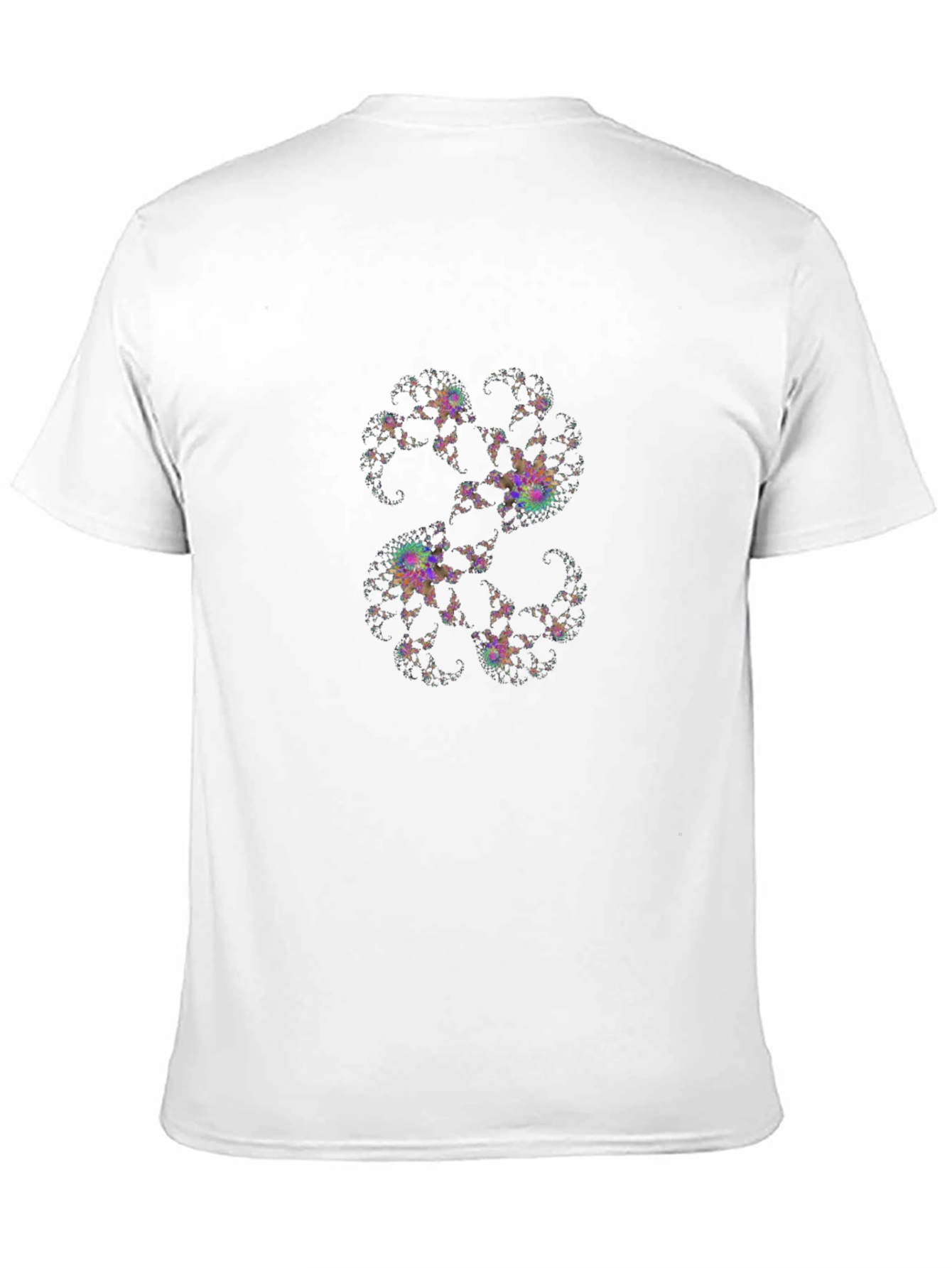Fractal Art Black T-Shirt - Unique Design - 11