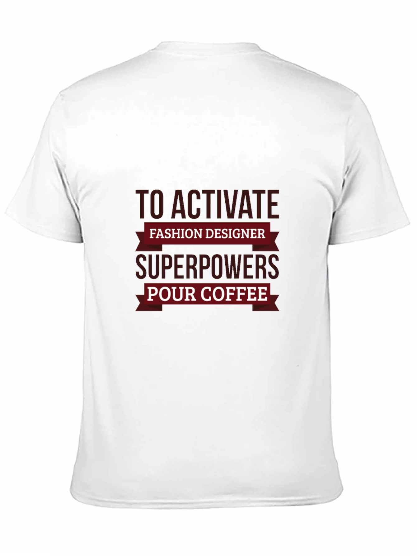 Black Fashion Designer Superpowers Coffee T-Shirt view 11
