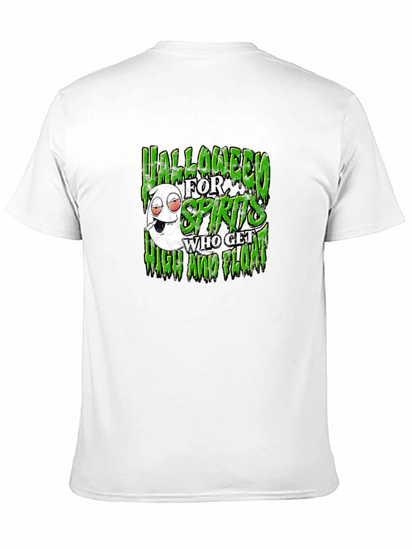 Black Halloween for Spirits T-Shirt - High and Float view 11