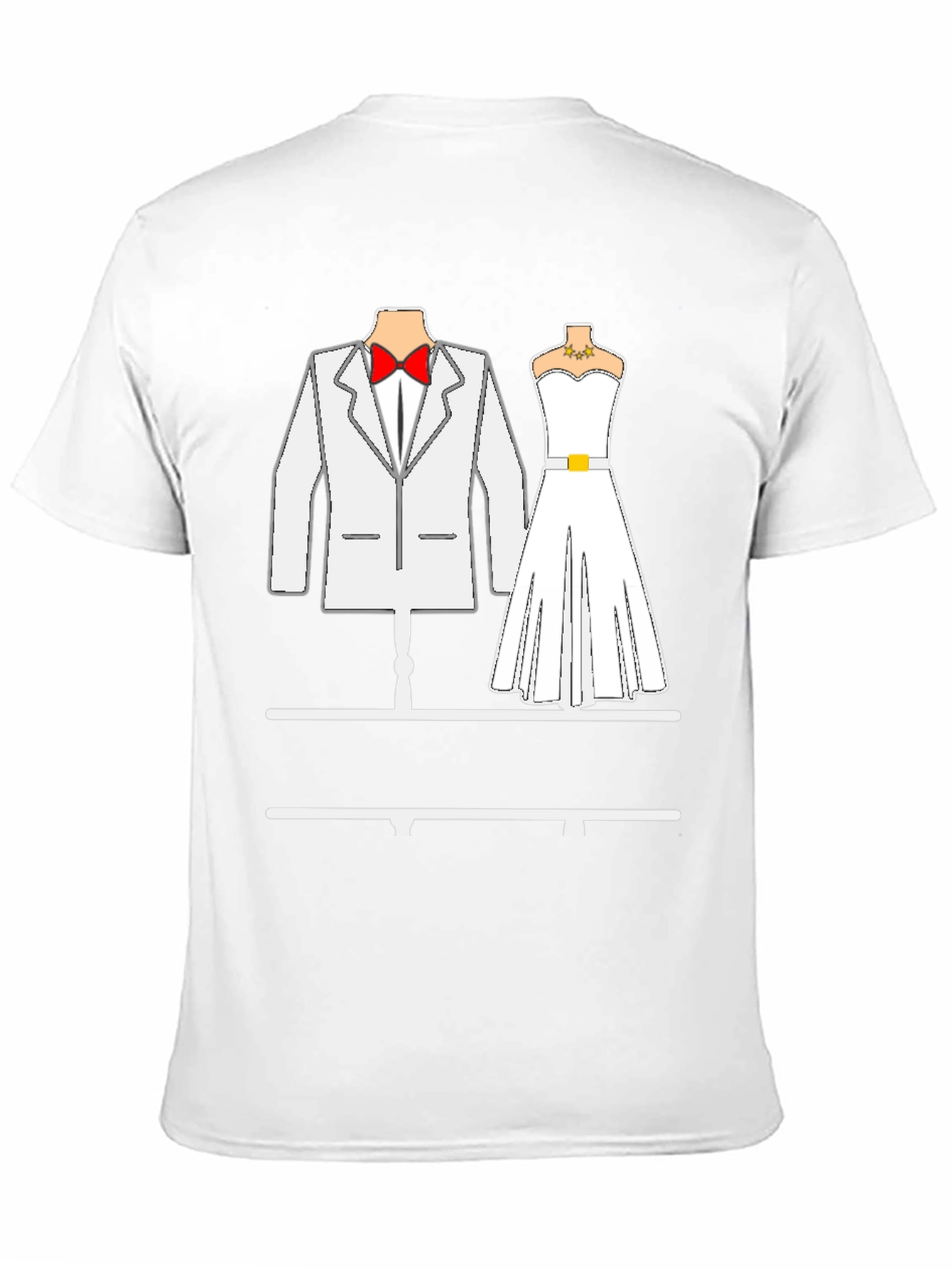 Wedding Outfit T-Shirt - His & Hers - 11