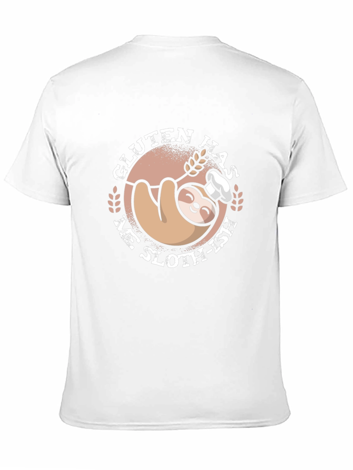 Black Gluten Has Me Sloth-ish T-Shirt Funny Baker Sloth view 11