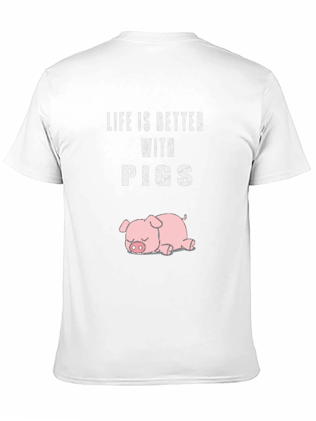 Black Life is Better with Pigs T-Shirt view 11
